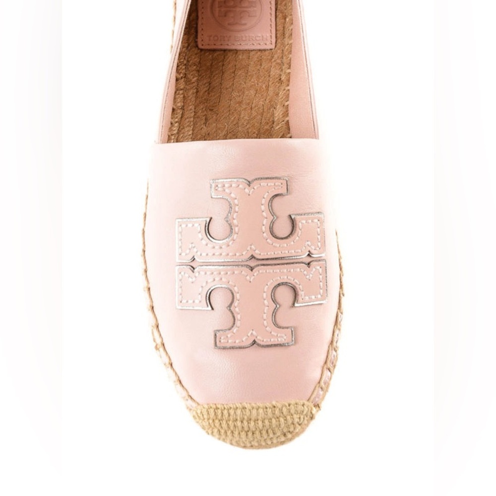 Tory Burch Ines pink nappa espadrilles - Picture 2 of 13